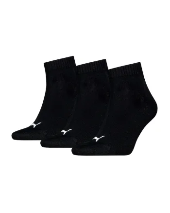 Set de sosete scurte unisex cu detalii logo - 3 perechi, Alb/Negru