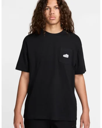 Tricou cu decolteu la baza gatului Lifestyle, Negru
