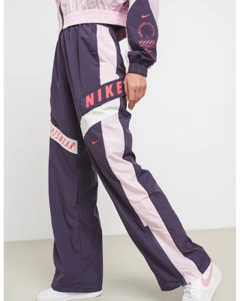 Pantaloni cargo relaxed fit de trening, Roz pastel/Ametist