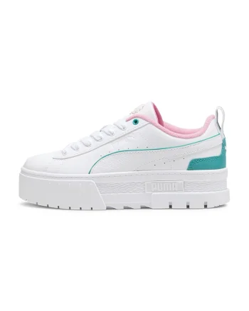 Pantofi sport flatform cu garnituri contrastante Retro Resort, Alb optic