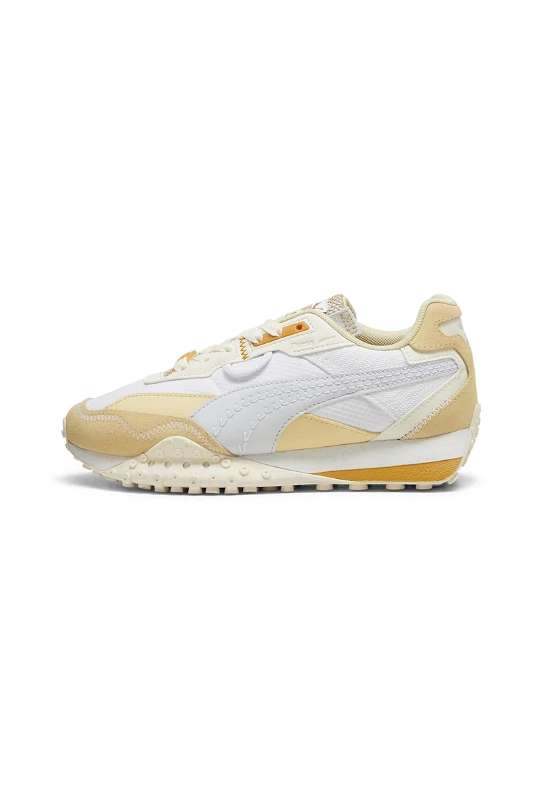 Pantofi sport cu piele intoarsa Rider Expeditions, Portocaliu pal/Alb murdar