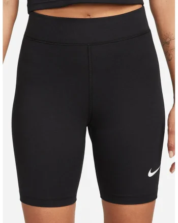 Colanti scurti cu talie inalta Sportswear, Negru