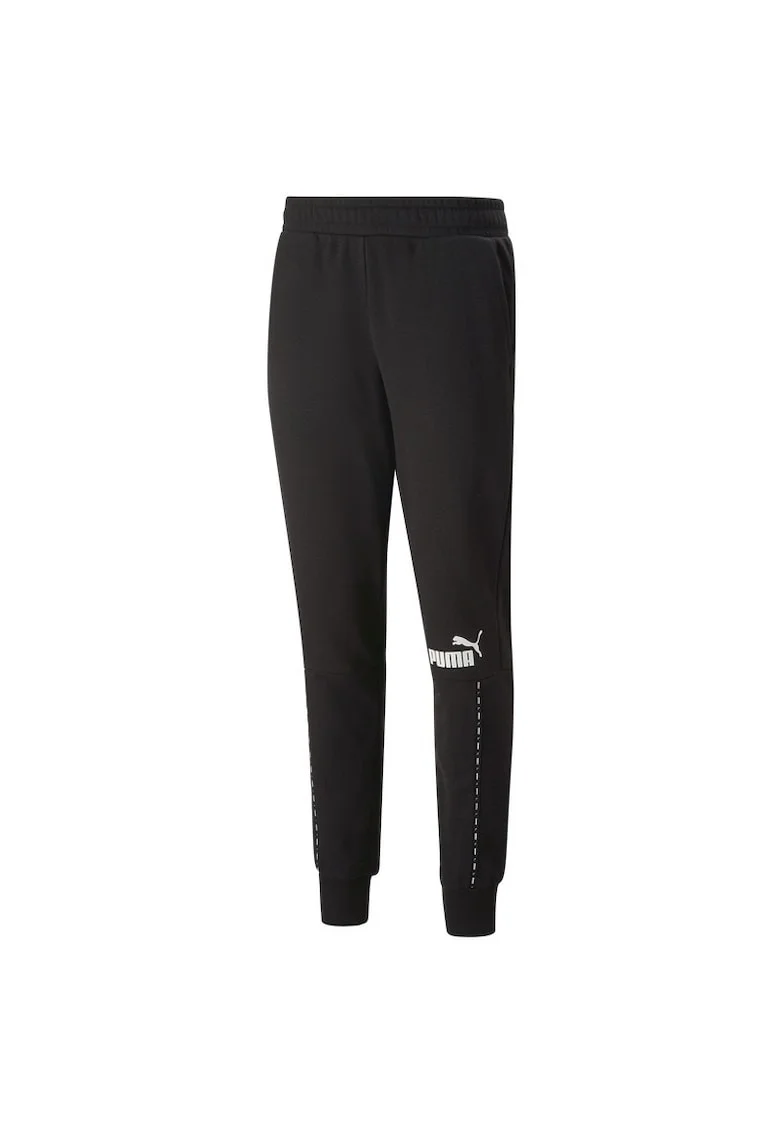 Pantaloni  pentru Barbati, ess block x tape sweatpants, 675172-01, XS INTL, Negru