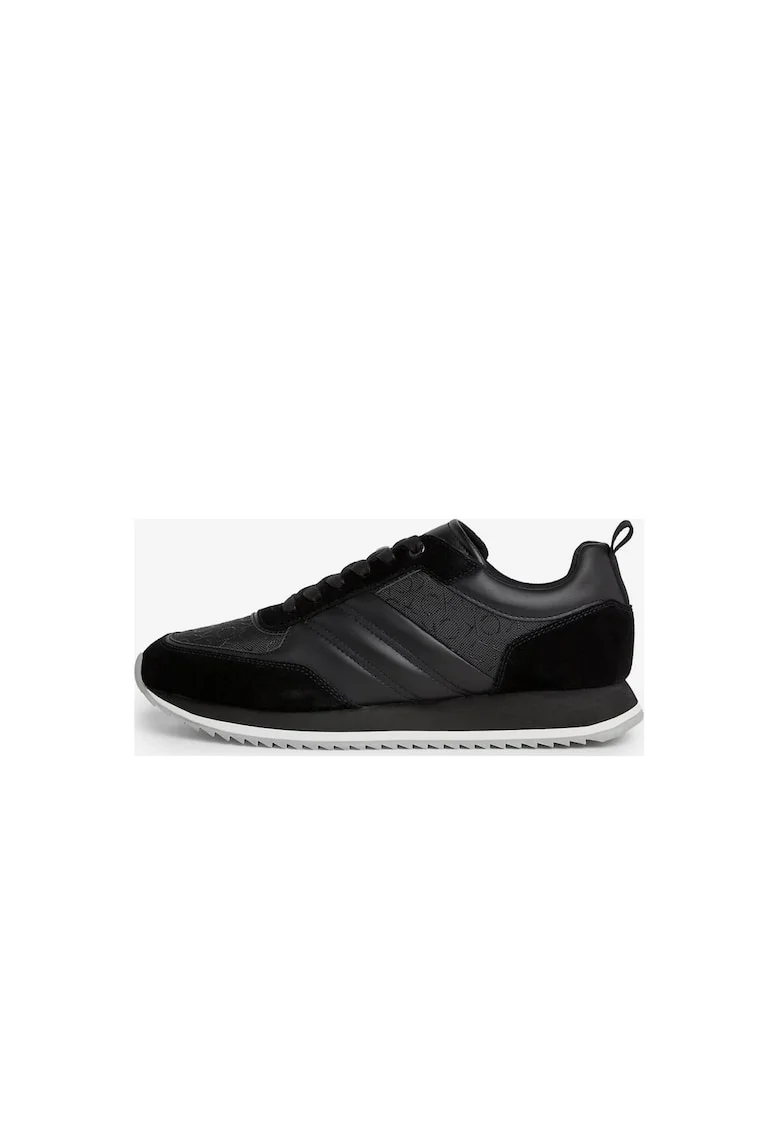 piele si sintetic, negru, inchidere cu sireturisadzxf, Negru