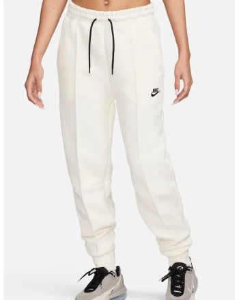 Pantaloni de trening cu snur de ajustare in talie, Negru stins/Crem