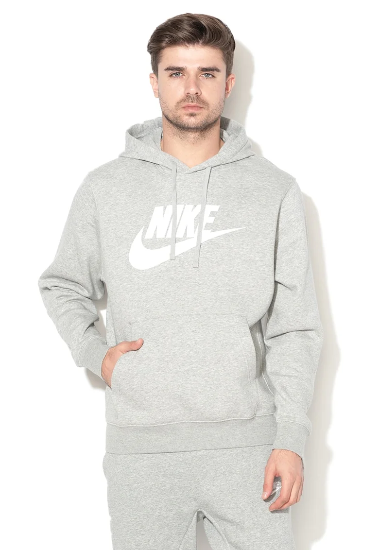 Hanorac cu imprimeu logo Sportswear Club dd, Gri