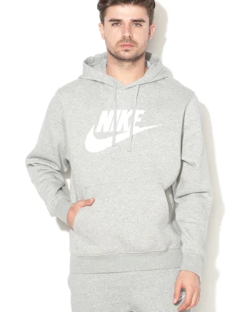 Hanorac cu imprimeu logo Sportswear Club dd, Gri