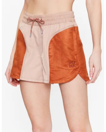 Pantaloni scurti dama,  Poliester, Bej