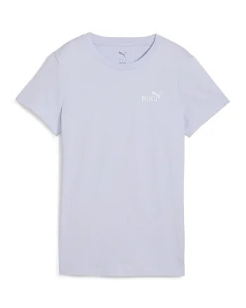 Tricou de bumbac ESS Small No. 1, Albastru azur
