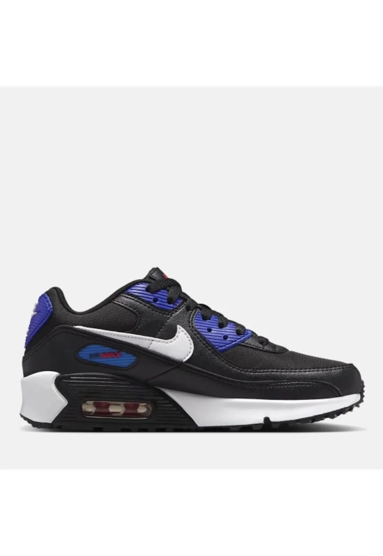 Pantofi copii Air Max 90 NN,  Cauciuc, Negru/Albastru