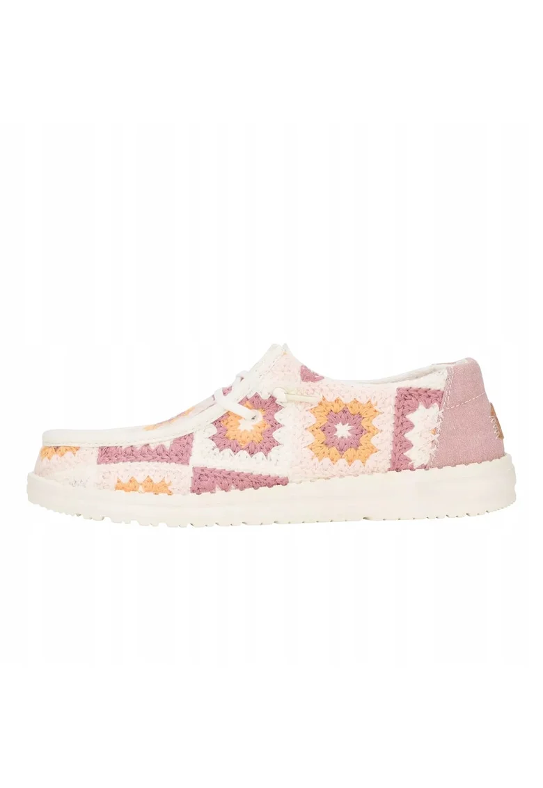 Mocasini Femei Spuma EVA, Wendy Cottage Crochet, Roz