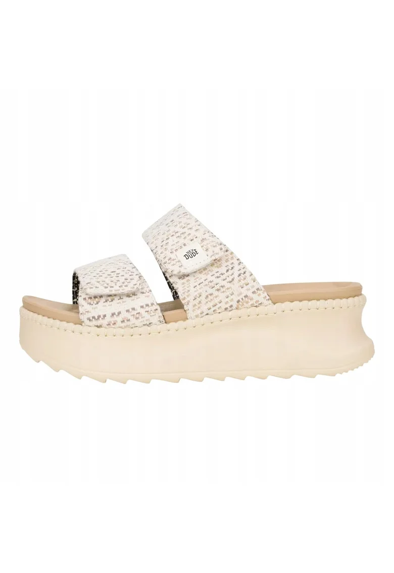 Slapi Femei Flatform Spuma EVA, Delray Slide Surf Baja, Bej, Bej