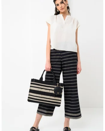 Bluza tunica din bumbac Katinka, Bej