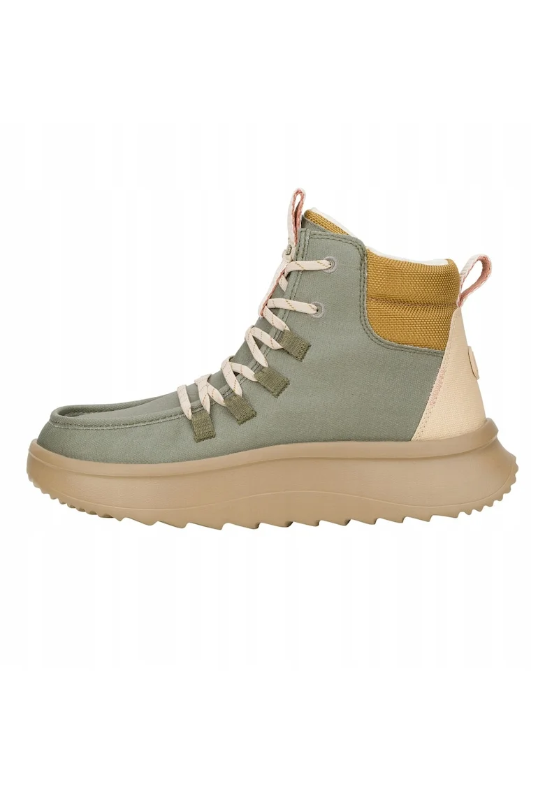 Ghete Chelsea de piele naturala pentru Femei,  Wendy Peak Apres Twill, Verde