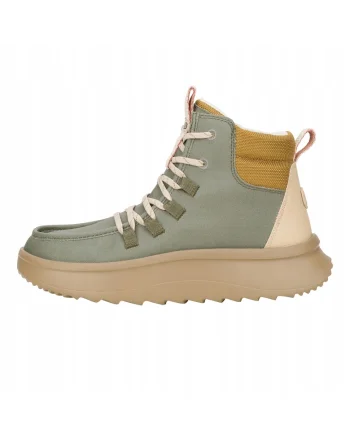 Ghete Chelsea de piele naturala pentru Femei,  Wendy Peak Apres Twill, Verde