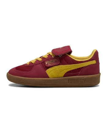 Pantofi sport cu aspect contrastant, Rosu inchis/Maro deschis