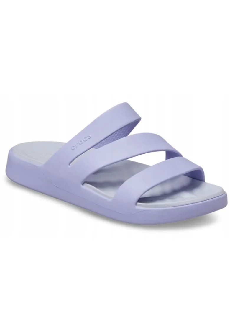 Saboti Femei Spuma Croslite, Getaway Strappy 209587 Sandal, Violet, Violet