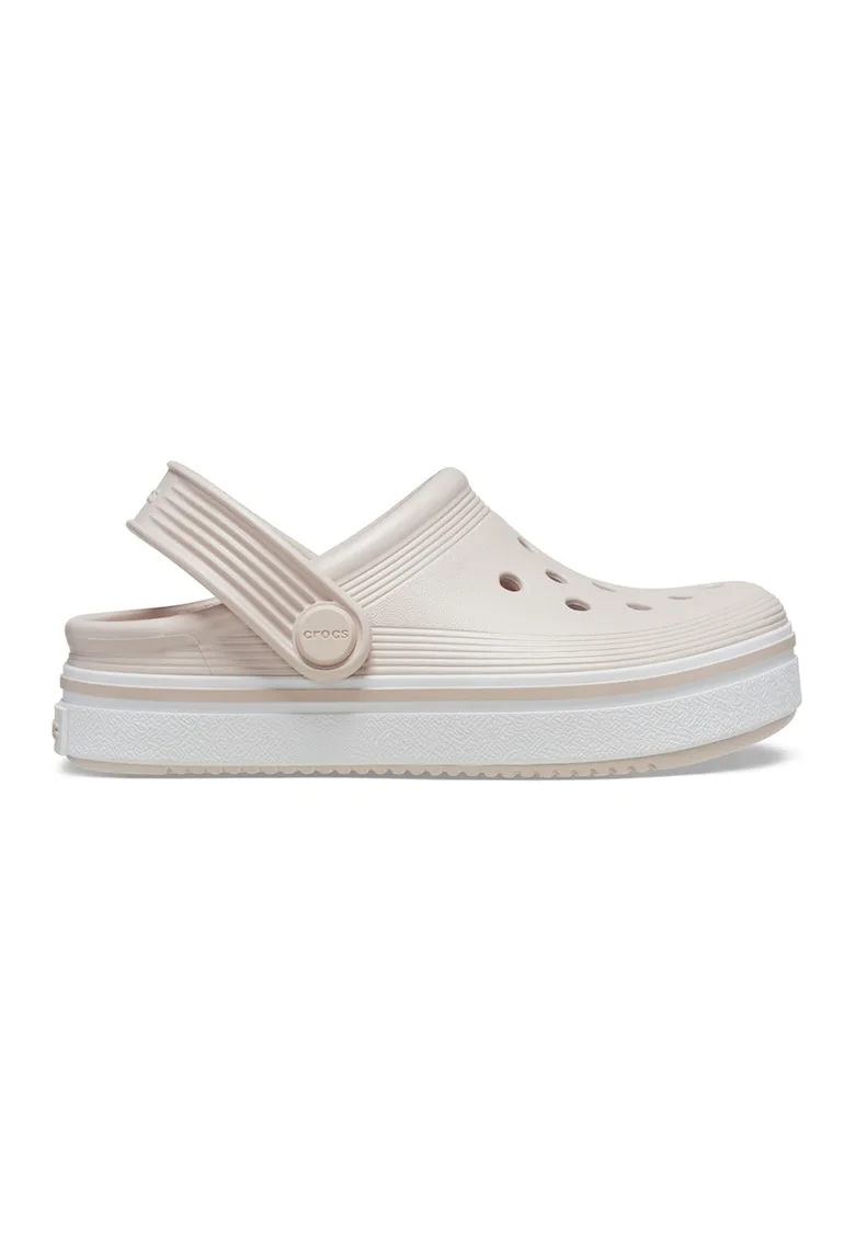 Saboti slingback cu perforatii Off Court, Roz pal