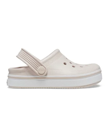 Saboti slingback cu perforatii Off Court, Roz pal