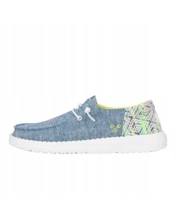 Mocasini Femei Spuma EVA, Wendy Funk Surf Baja, Albastru, Albastru