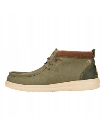 Mocasini din piele pentru Barbati,  Wally Grip Workwear, Verde, Verde