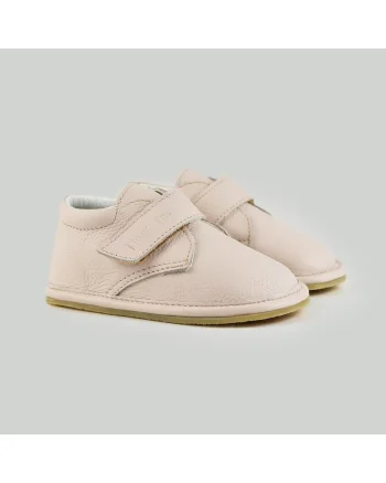 Pantofi Barefoot din piele naturala, Pinkee, Roz, Roz pastel