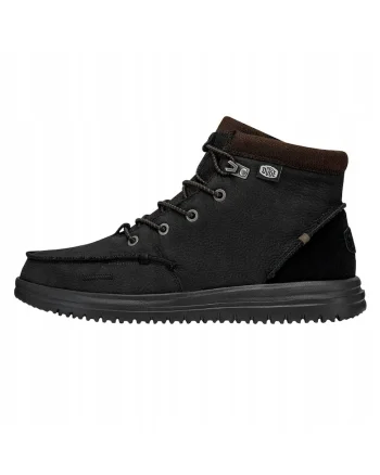 BRADLEY BOOT LEATHER 40189, Negru