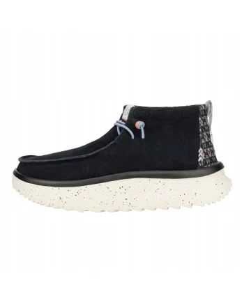 WENDY PEAK HI SUEDE 41951, Negru