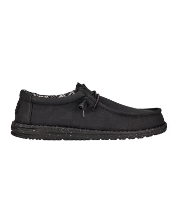 Mocasini cu sireturi de ajustare Wally, Negru