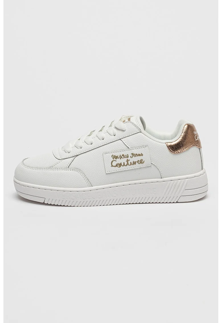 Pantofi sport cu logo stralucitor Meyssa, Alb optic