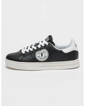 Pantofi sport low-cut de piele Court 88, Alb/Negru