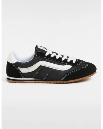 Pantofi sport unisex low cut, Alb/Negru