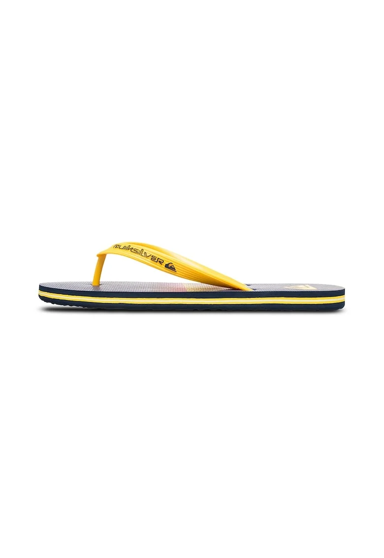 Papuci flip-flop Molokai Stripe 25, Galben/Albastru inchis