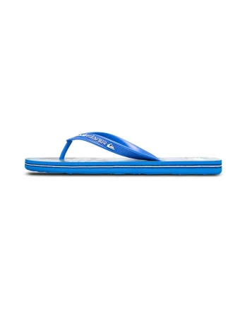 Papuci flip-flop cu logo Molokai Art, Verde/Albastru royal