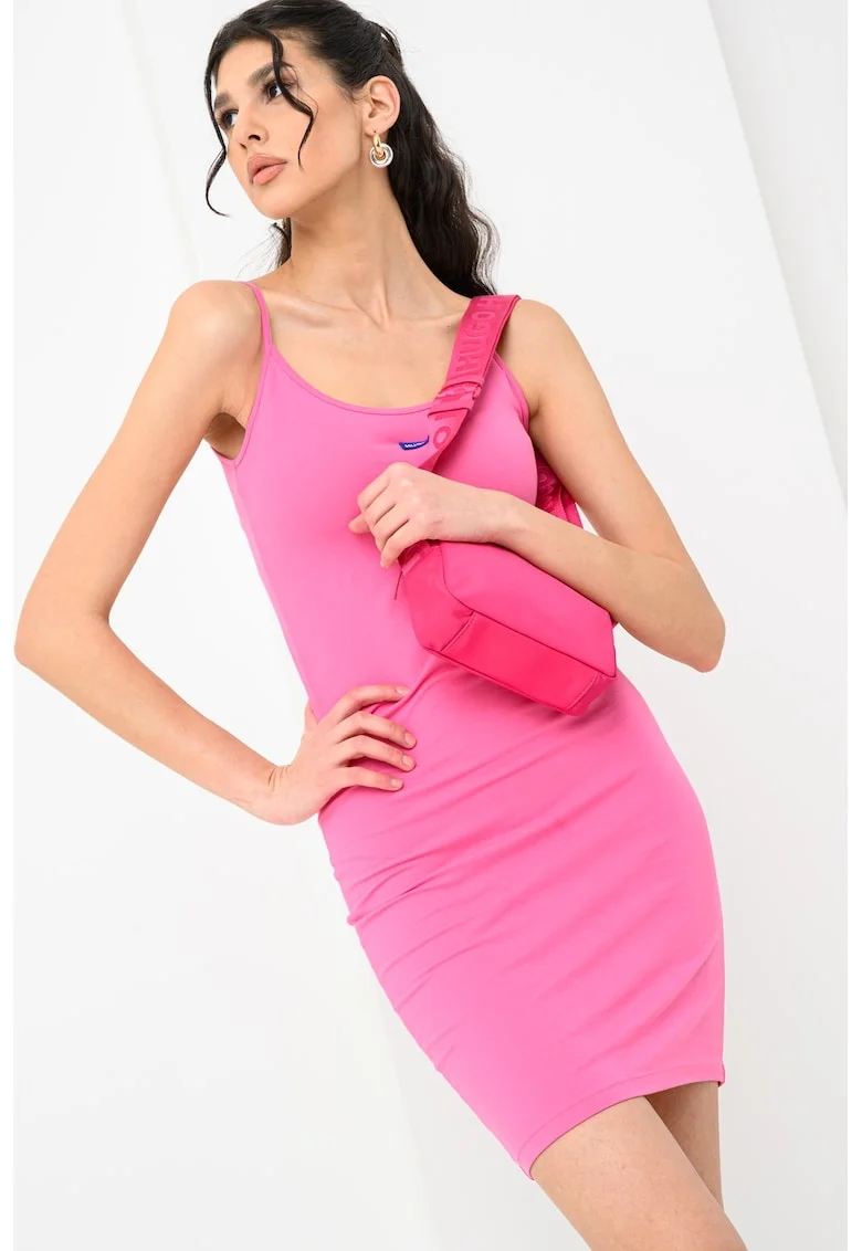 Rochie mini cambrata, Fucsia