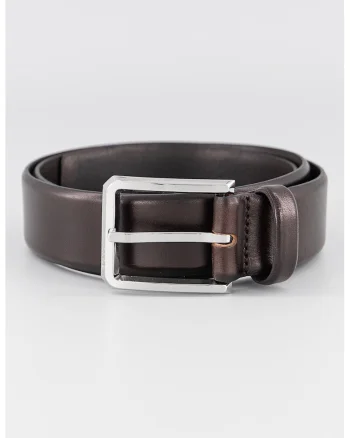 Curea de piele Caleb, Negru