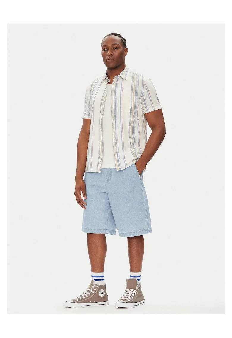 Pantaloni scurti barbati,  denim, albastru deschis