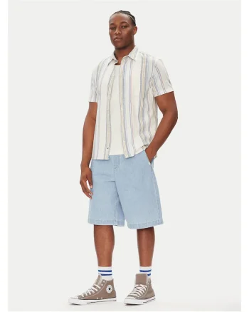 Pantaloni scurti barbati,  denim, albastru deschis