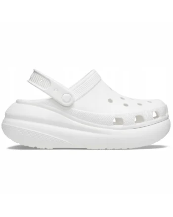 Saboti Cu Platforma Pentru Barbati,  Classic Crush Clog, Alb,