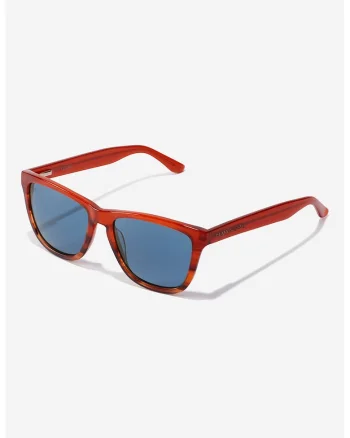 Ochelari de soare rotunzi unisex cu lentile uni, Rosu vermillion