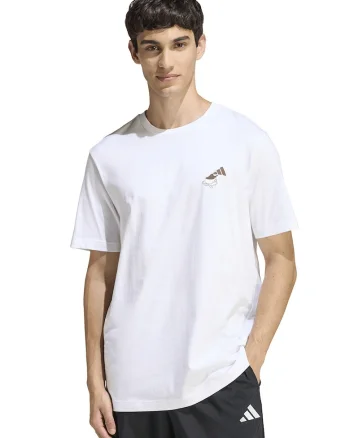 Tricou regular fit de bumbac cu imprimeu grafic Cheesecake, Alb optic