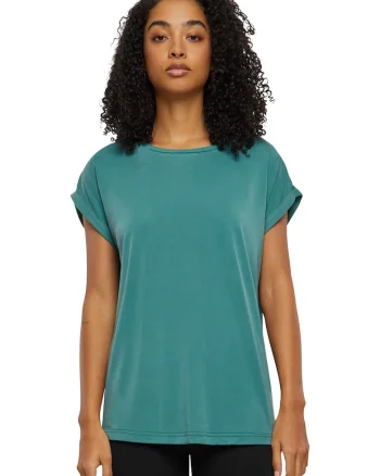 Tricou din amestec de modal, Verde persan
