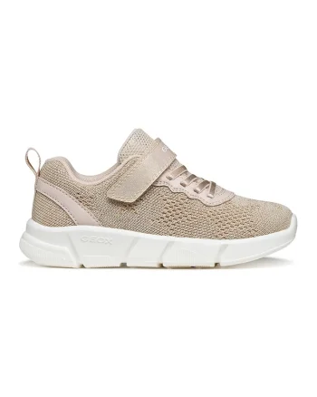 Pantofi sport low-cut cu velcro, Bej