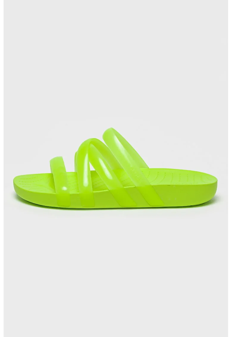 Papuci cu barete multiple, Verde lime