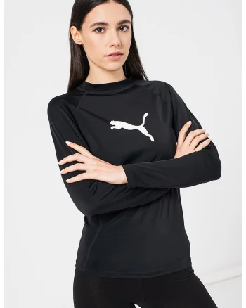 Bluza de baie cu maneci raglan, Negru