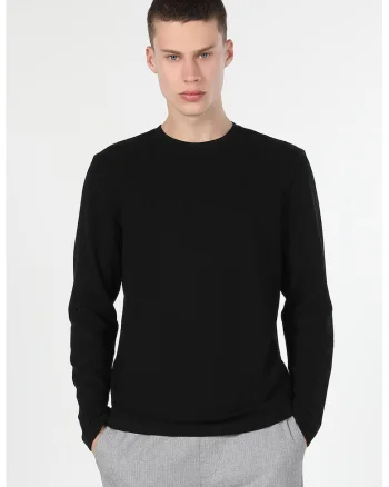 Bluza sport regular fit cu aspect texturat, Negru