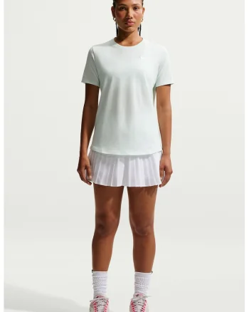 Tricou cu decolteu la baza gatului Sportswear Club Essentials, Gri cenusiu