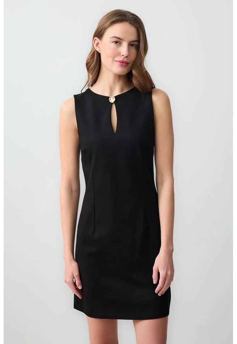 Rochie dreapta scurta, Negru