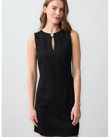 Rochie dreapta scurta, Negru