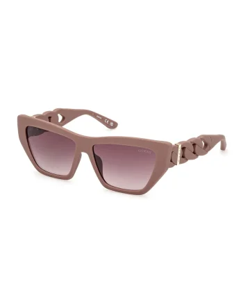 Ochelari de soare cat-eye cu lentile in degrade, Maro taupe